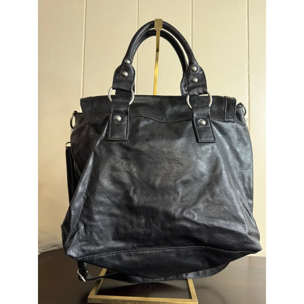 T-Shirt & Jeans Crossbody‎ Bag Purse Women's Faux Leather Satchel